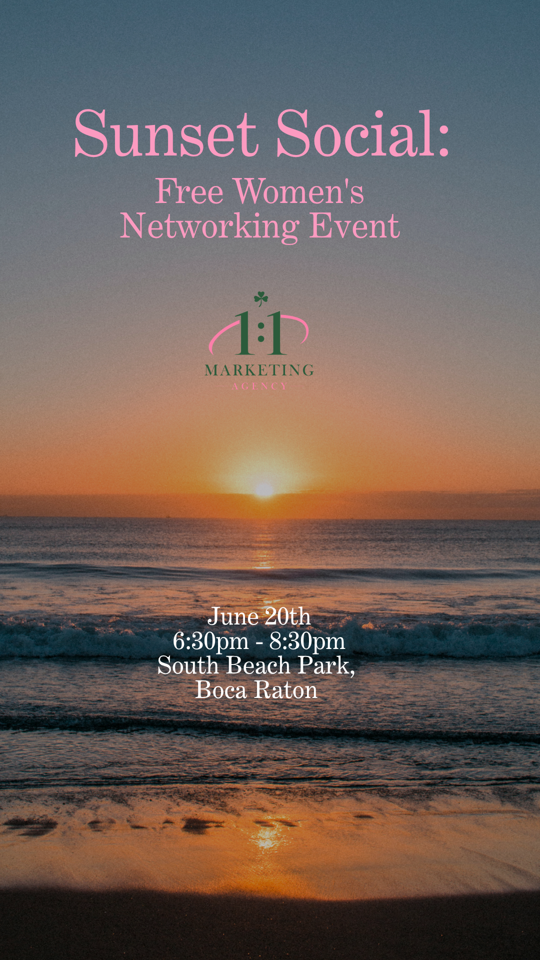 Sunset Social: Free Women's Beach Networking Event