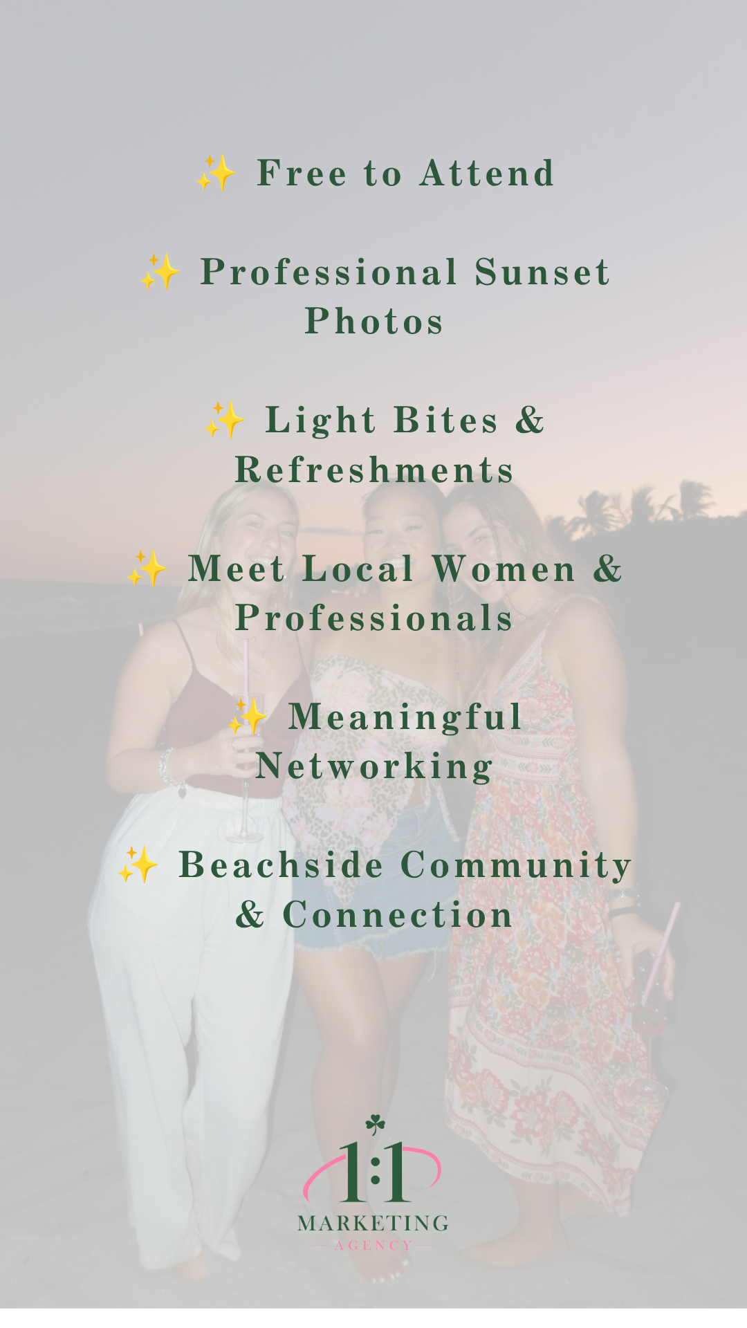 Sunset Social: Free Women's Beach Networking Event